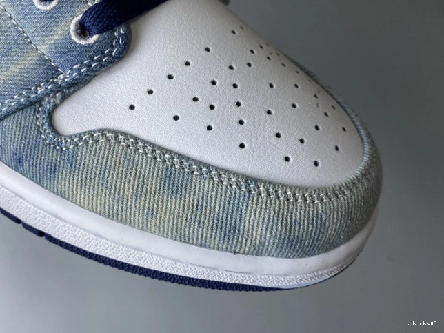 Rep TBkick Denim Air Jordan Low CZ8455-100 Washed 1 0718